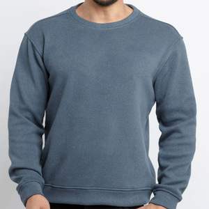 เสื้อสเวตเชิ้ตคอกลม แขนยาว ผ้าฝ้ายฟลีซ แบบยูนิเซ็กซ์ ทรงปกติ บุซับใน ระบายอากาศได้ดี ลายเรียบ สำหรับฤดูหนาว - Product Image 1