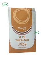 Sac en papier kraft biodégradable de 25 kg, résistant à l'humidité, avec couche intérieure en PE, poignée en corde de coton et bec verseur pour poudre de crème et produits laitiers