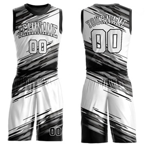 Uniforme de baloncesto sublimado para hombre y mujer de calidad superior con logotipo personalizado uniforme de baloncesto en blanco reversible personalizado para hombre - Product Image 1