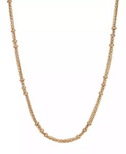 Collana a catena con maglie a stazione color oro |   2028 - Product Image 1