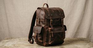 Mochila de Cuero Genuino Personalizada, Mochila Vintage para Portátil, Impermeable, de Cuero Real, Bolsa de Viaje, Mochila Escolar para Hombre LBK-0131 - Product Image 3