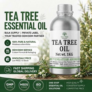 Pure <b>Tea</b> <b>Tree</b> Essential Oil Bulk Supplier Manufacturer for Cosmetics Haircare Skincare <b>Soap</b> Making Aromatherapy Perfume - Product Image 1