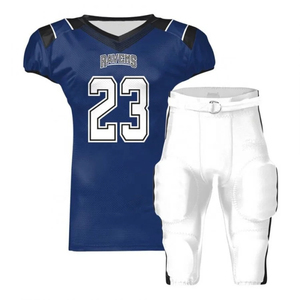 Uniforme de Fútbol Americano de Alto Rendimiento, Diseño Personalizado, Sublimación Completa, Transpirable, Jersey Corto, Pantalones Integrados - Product Image 1