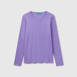 Women Long Sleeve T Shirt Cotton Casual Slim Fit Basic Tee Top Soft Breathable Daily Wear Fashion Custom Logo OEM - Product Image 4