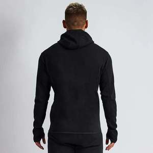 ชุดเซ็ตแทรคสูทผ้าฟลีซคอตตอน 100% คุณภาพพรีเมียมสำหรับฤดูหนาว ทรงโอเวอร์ไซส์ ป้องกันแบคทีเรีย แบบสองชิ้น มีฮู้ด สีพื้น สไตล์สปอร์ตแคชชวล - Product Image 2