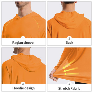 Best Stitching Trending Design Fishing Hoodie For Men's Elegant Fabric Newly Arrived Fishing Hoodie For Men's - Product Image 4