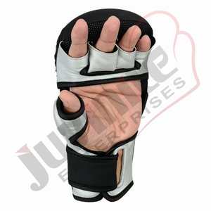 Nouveaux gants de sparring MMA de qualité supérieure, personnalisés, fabriqués en cuir de haute qualité, pour l'entraînement professionnel de boxe, avec paume ouverte - Product Image 4