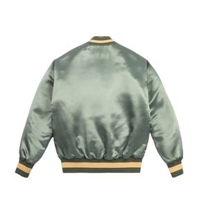 แจ็คเก็ตวาร์ซิตี้ผ้าซาตินผู้ชายแบบกลับด้านได้ แฟชั่นใหม่ปี 2026 โพลีเอสเตอร์ 100% ไซส์พลัส สำหรับใส่ในฤดูหนาว - Product Image 2