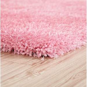 Juego de alfombras de área 'Chubby Shaggy' con mechones a mano Alfombra cómoda y elegante - Product Image 3