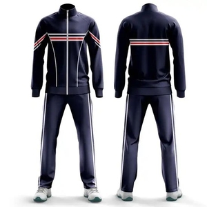 Chándal de entrenamiento extragrande con logo personalizado, chándal de alta calidad, moderno, transpirable, con cremallera, ropa de gimnasio para hombre - Product Image 4