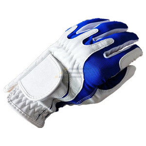 Gants de golf unisexes avec logo personnalisé, paume en cuir véritable, poignées antidérapantes, sangle de poignet réglable, fermeture à boucle, utilisation en extérieur - Product Image 6