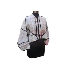 Chaquetas Vintage 100% Algodón Puro, Acolchadas Kantha, Transpirables, Estampadas Digitalmente, Estilo Bohemio, para Otoño e Invierno - Product Image 3