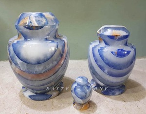 Premium Marble Funeral Ash Cremation Urn for Adult Human Ashes with Matching Keepsake Urn <b>Memorial</b> Set Wholesale Natural <b>Stone</b> - Product Image 4