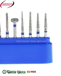 Surtechs FG Diamond Burs FG101 Kit de préparation de couronnes pour dents antérieures 10 pièces Instrument dentaire - Product Image 6
