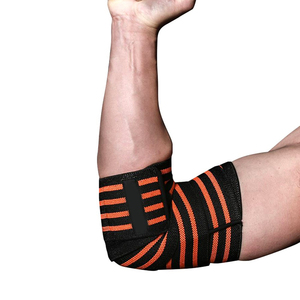 Manchons de compression en néoprène personnalisés avec logo, unisexe, robustes, pour haltérophilie et entraînement en salle de sport, OEM ODM - Product Image 2