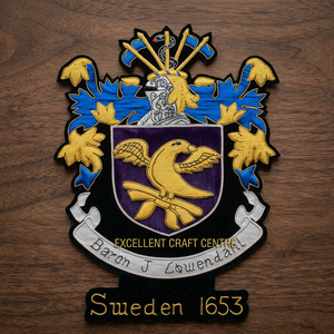 Excellente écusson brodé du blason de la Suède 1653, style européen, unisexe, pour adulte, décontracté - Product Image 6
