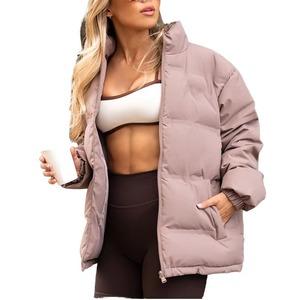 Veste d'hiver pour femmes, imperméable, en toile, rembourrée, à capuche, col en dentelle, broderie florale, logo personnalisé, service OEM - Product Image 3