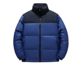 Blouson matelassé pour homme de haute qualité à col montant, personnalisable avec logo, en tissu tissé traité pour l'hiver - Product Image 4