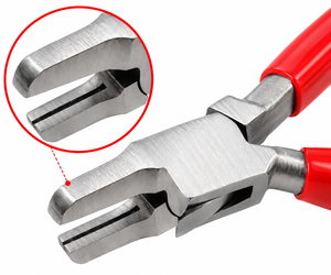 Alicates de Precisión para Engastar Piedras de Acero Inoxidable, Herramienta para Engastar Joyas con Bisel, 130 mm, 5 Pulgadas, Zetomed Pro - Product Image 3