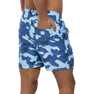Découvrez le confort ultime avec nos shorts de plage doux pour hommes, avec une ceinture élastique confortable, une doublure intérieure lisse et un poids léger. - Product Image 2