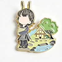 Pin Kerah Enamel Keras Berlapis Emas Bentuk Dinosaurus yang Cantik, Lencana Logam Kustom untuk Perhiasan, Tas, Topi & Hadiah
