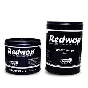 Mastic époxy bicomposant Redwop de haute qualité pour le remplissage des fissures, surface lisse pour application au pinceau, revêtement liquide pour le béton - Product Image 1