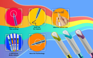 Bolígrafos de Gel Acuoso de Celulosa de la Mejor Calidad, Promocionales, Novedosos, Resistentes al Agua, Punta Fina de 0.7mm, Personalizables con Logotipo, para Oficina y Escuela - Product Image 5