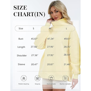 Pull grec d'hiver à col roulé, coupe classique, unisexe, doublure polaire, 100% coton, anti-plis, séchage rapide, respirant, devant - Product Image 5