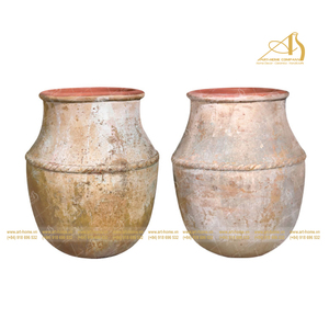 Art-home Ceramics - Pot de fleurs en céramique galvanisée jaune moderne AN546H110 - Décoration vibrante pour la maison et le jardin - Créations miniatures de paysages - Product Image 1