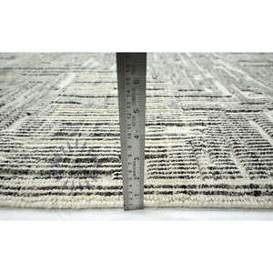 Alfombra con acento de lana abstracta moderna bohemia de 45 \ "de diseñador finlandés para dormitorio y sala de estar alfombras y juegos - Product Image 2