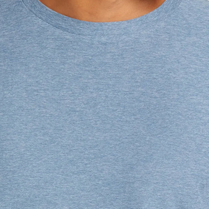 Camiseta de algodón de manga corta con cuello redondo y color sólido para hombre, corte regular, estilo casual, camisetas de media manga para hombre - Product Image 3