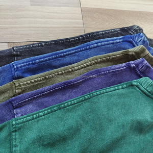 Vente en gros 100% coton Vintage chemise à manches longues hommes Streetwear personnalisé surdimensionné coton noir délavé hommes chemise à manches longues - Product Image 4