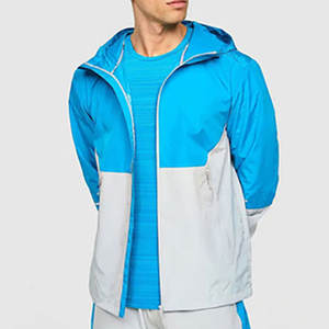 Conjunto Deportivo de Dos Piezas Personalizado de Verano, Chaqueta Cortavientos Ligera con Capucha de Poliéster/Algodón, Estilo Casual - Product Image 4