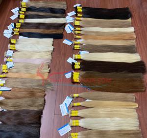 2025 venta al por mayor Color Natural recto cabello humano a granel 100% extensión de cabello alineado con cutícula Natural sin enredos - Product Image 2