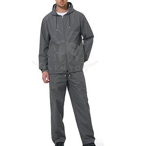 Ensemble coupe-vent respirant pour homme, fabriqué au Pakistan, veste et pantalon, idéal pour les activités de plein air au printemps et en automne - Product Image 5