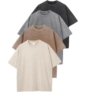 Camiseta 100% algodón personalizada con cuello redondo, camiseta de color sólido con cuello redondo, camiseta para hombre, camiseta de cuello redondo para hombre - Product Image 1