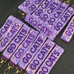 Porte-clés en cuir brodé de perles artisanales colorées, portable, multi-designs, porte-clés parfait - Product Image 6