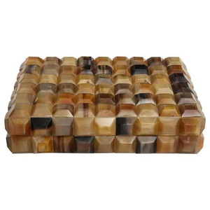กล่องเขาควายแท้รูปทรงธรรมชาติทำด้วยมือเป็นมิตรต่อสิ่งแวดล้อม - Product Image 1