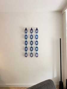 Grandes chaînes en résine transparente colorées pour la décoration murale, projets de bricolage, séparateurs de pièce et accessoires de rideaux - Product Image 2