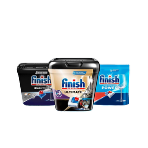 Cápsulas para Lavavajillas Finish Quantum, Detergente para Lavavajillas Sin Enjuague Previo, Elimina Manchas y Grasa Secas de 24 Horas, Dejando - Product Image 1