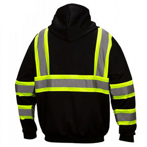 Sudadera de Seguridad Reflectante de Alta Visibilidad para Hombre, Ropa de Trabajo ANSI Clase 3 EN ISO 20471 Clase 2, Impermeable, para Trabajadores de la Construcción y Carreteras - Product Image 3