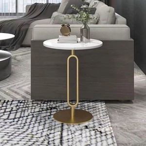 Mesa Auxiliar Moderna de Metal Sostenible, Decoración para el Hogar de Comercio Justo, Muebles Hechos a Mano por Artesanos de la India, Exportación Premium para Sala de Estar - Product Image 1