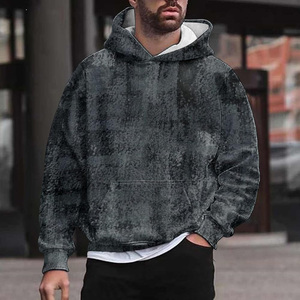 Sweat-shirt à capuche classique pour homme, tie-dye, léger, à manches longues, avec capuche réglable et poche kangourou - Product Image 6