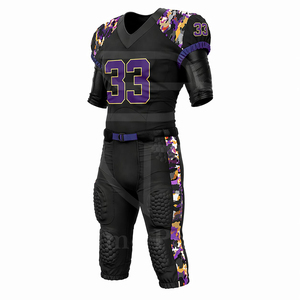 Uniforme de Fútbol Americano Personalizable 2026, Transpirable, con Nombre del Equipo, Ropa Deportiva de Alto Rendimiento, OEM, ODM, al por Mayor - Product Image 4