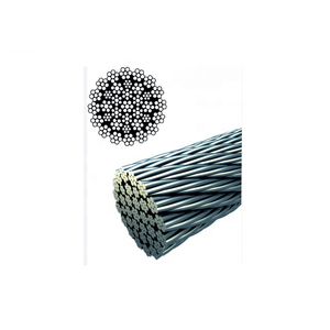 ลวดสลิงเหล็กกล้าคาร์บอนสูง แรงดึงสูง ชุบสังกะสี ขนาด 35x7 มาตรฐาน EN สำหรับการขึ้นรูปเย็น ลวดสลิงเหล็กคุณภาพสูง - Product Image 1