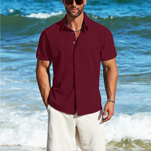 Chemises décontractées pour hommes à boutons, design personnalisé, anti-plis, séchage rapide, polyester/coton, export Pakistan, fournisseur OEM, marchés mondiaux - Product Image 5