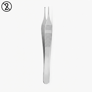 Pinzas para Tejidos Adson 1X2 con Dientes, Pinzas Quirúrgicas Oftálmicas de Acero Inoxidable Delicado, Instrumento Médico de Precisión para Ojos - Product Image 5