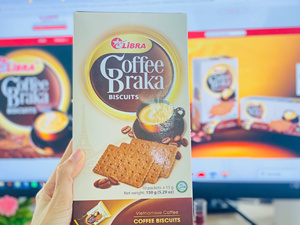 บิสกิตกาแฟขายดี ตรา Braka 150 กรัม รสกาแฟโรบัสต้าเวียดนาม บรรจุภัณฑ์แบบกำหนดเอง ODM OEM และบริการตัวอย่างฟรี - Product Image 6
