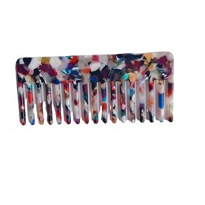Peine de resina, el más vendido, utilizado para desenredar suavemente el cabello, distribuir los aceites naturales del cuero cabelludo y reducir la electricidad estática y el encrespamiento. - Product Image 1