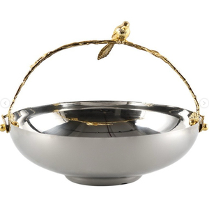 Handcrafted Modern Luxury Eco-Friendly Metal Serving Bowl for Home & Hotel/Restaurant Use Wedding <b>Dinnerware</b> Centerpiece - Product Image 5
